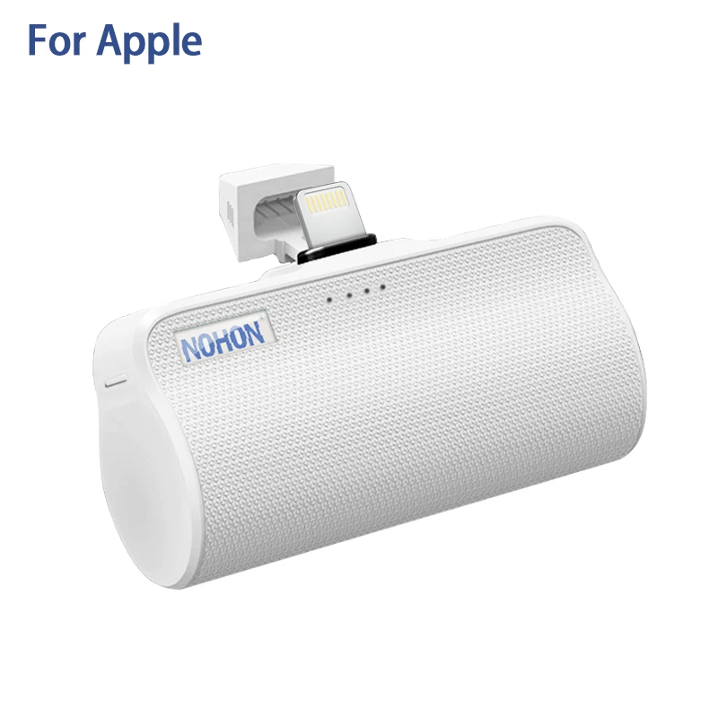 NOHON Wireless Mini Power Bank 3000mAh Portable Charger External Battery For iPhone Xiaomi Huawei Samsung USB C Powerbank small power bank Power Bank