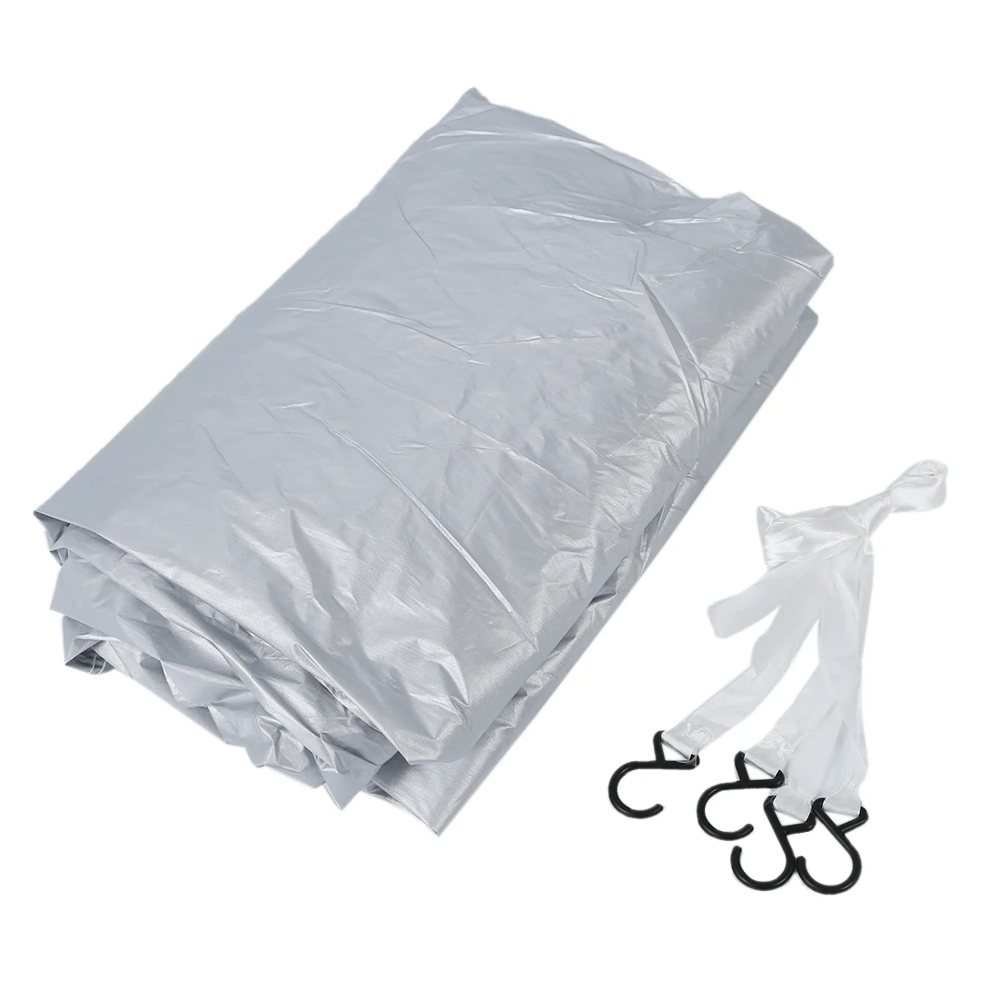 

Waterproof Outdoor Car Top Cover Sun Rain Dust Snow Protection Silver M