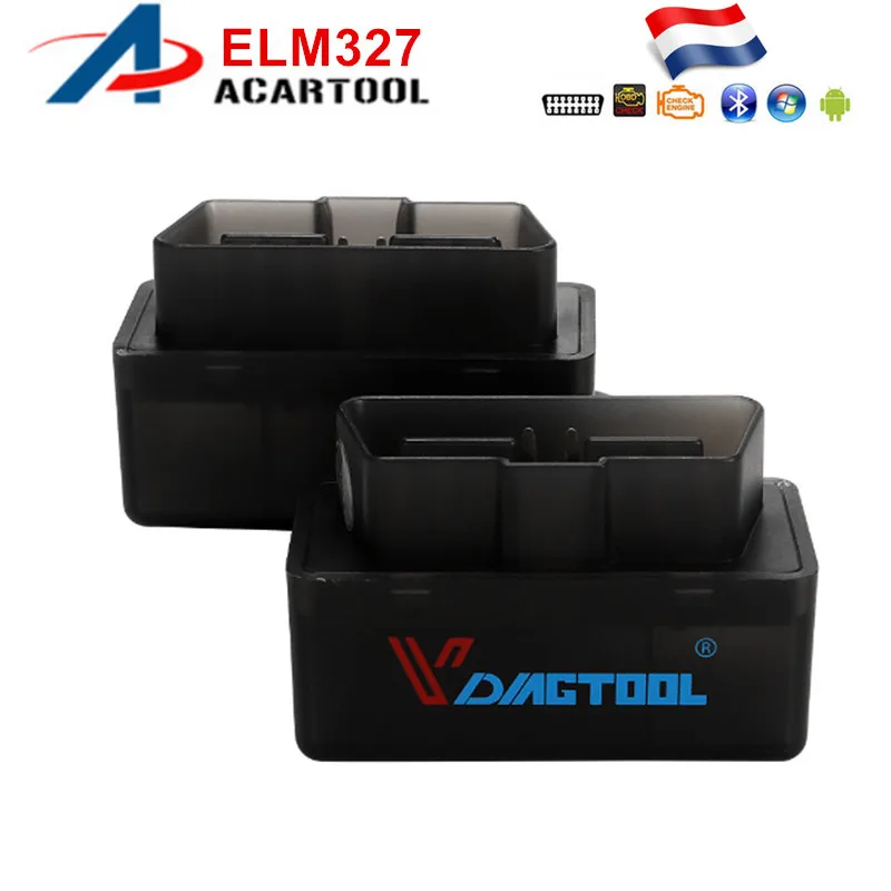 ELM327 V1.5 Bluetooth OBD2 ELM 327 V 1,5 OBDII код читателя диагностический инструмент мини сканер OBD 2 автомобиля диагностический инструмент