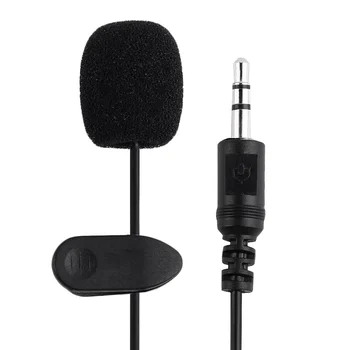 

Teaching lecture Headset Microphone Tourist Guide Amplify Microphone 3.5mm Jack External Clip-on Lapel Lavalier Microphone