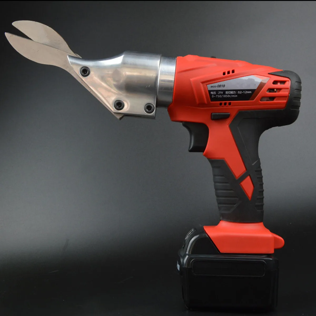 

DOERSUPP 21V Cordless Electric Scissor Metal Sheet Shear Cutter Scissors Rechargeable Head Power Tool 265x210mm