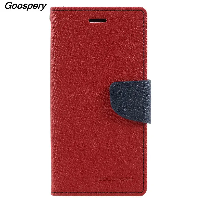 For Sony Xperia XZ1 Case Original Mercury GOOSPERY Fancy Diary Stand Wallet Leather Cover Case for Sony Xperia XZ1 5.2 inch