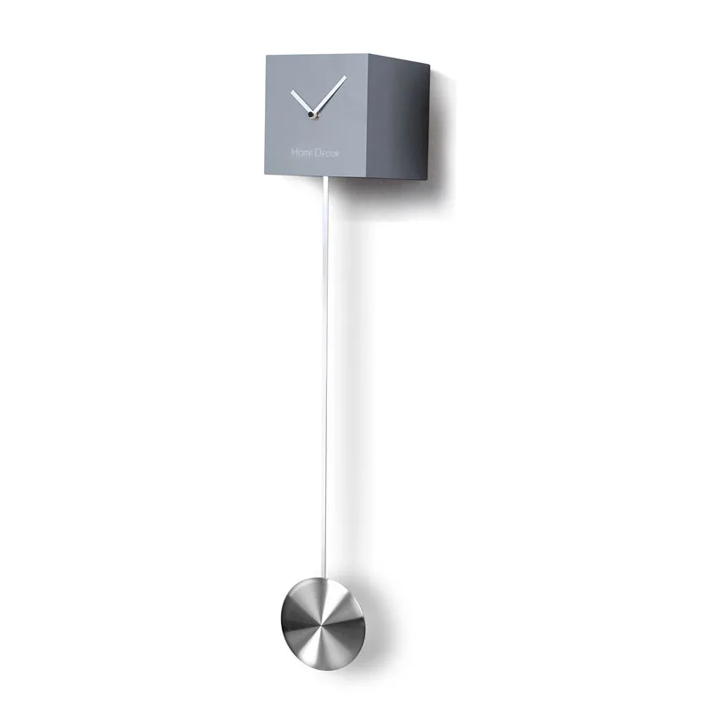 Wooden Pendulum Clock Mechanism Wall Cuckoo Wall Clock Modern Design Wallclock Watch Wall Klok Home Watch Modern Design Clocks - Цвет: Style 7