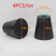 Finlemho F4038 DJ динамик шкаф резиновые ножки Ремонтный комплект 4 шт. DIY для домашнего кинотеатра PA сценическое оборудование