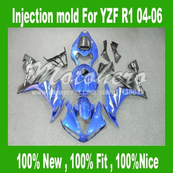 

Injection 100%Fit fairings for YZF-R1 Yamaha YZF R1 04 05 06 YZF-R1 YZF1000 R1 2004 2005 2006 YZF R1 04 05 06 fairing kits
