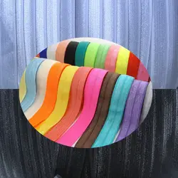 25 мм одноцветное Складной эластичный 100 ярдов за лот для девочек волос повязка на голову Бесплатная доставка