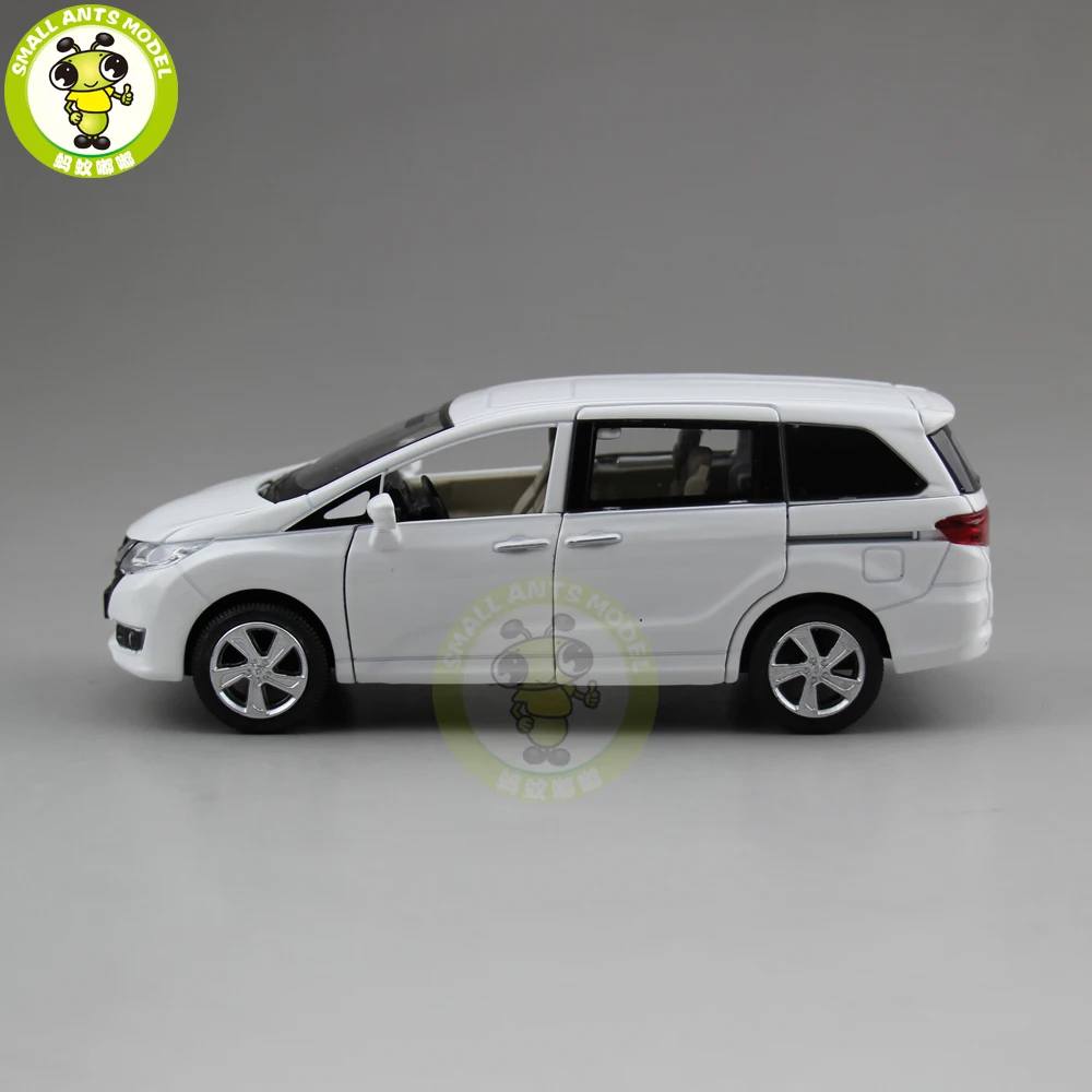 1/32 JACKIEKIM Odyssey MPV литая под давлением Металлическая Модель автомобиля игрушки для детей Детское звуковое освещение Вытяните назад подарки коллекция хобби