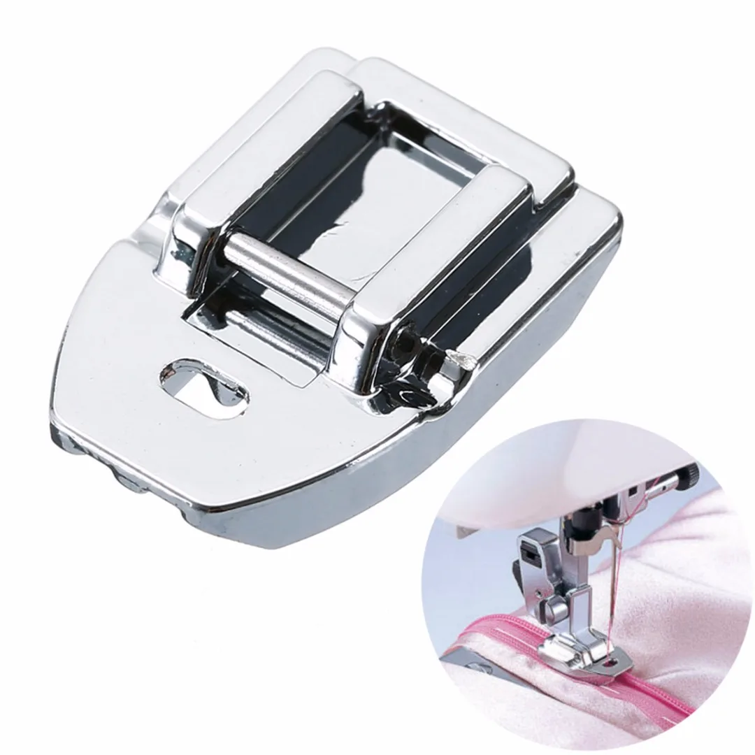 1pcs Invisible Zipper Foot For Singer Brother 7306A Presser Foot Household Sewing Machine Accessories