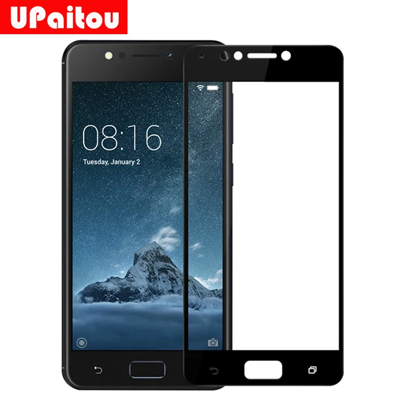 UPaitou полное покрытие из закаленного стекла для ASUS Zenfone 4 Max Pro Plus защита экрана