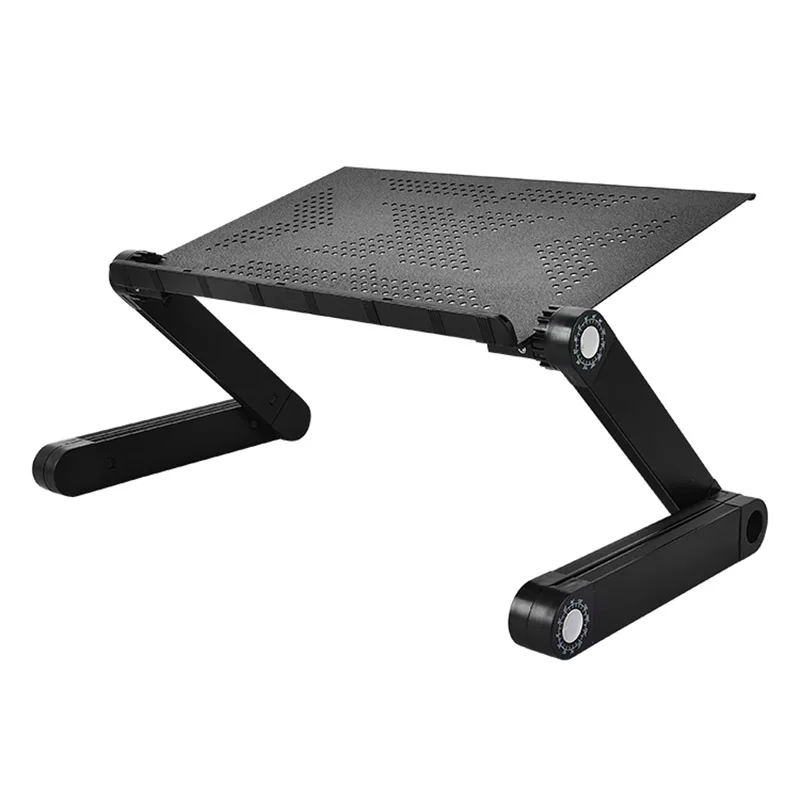 Portable 360 Degree Adjustable Computer Desk Foldable Laptop Notebook Lap PC Folding Desk Table Vented Stand Bed Tray Black Portable 360 Degree Adjustable Computer Desk Foldable Laptop Notebook Lap PC Folding Desk Table Vented Stand Bed Tray Black