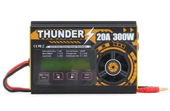 

Original NEW 20A 300W Balance Charger Discharger With connector charge lead For RC For LiPo NiCd PB Battery