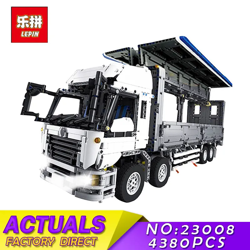 

Technical Series LEPIN 23008 4380Pcs The MOC Wing Body Truck Set Educational Building Block Bricks Children Toys Model Gift 1389