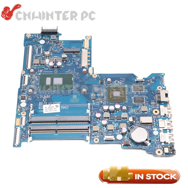 NOKOTION 858868-601 858868-501 для hp 15-Ай 15-ay015ds ноутбук motherbard BDL50 LA-D704P I7-6500U Процессор Radeon R7 M440 2 Гб