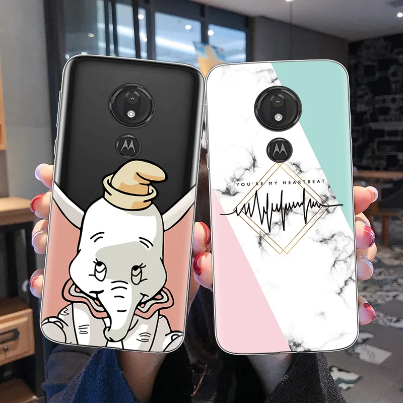 

Cartoon Disneys Case for Motorola Moto C Z Z2 Z3 G4 G6 G7 E5 Play EU Go E4 G5S Plus G3 One Silicone Soft TPU Marble Back Cover