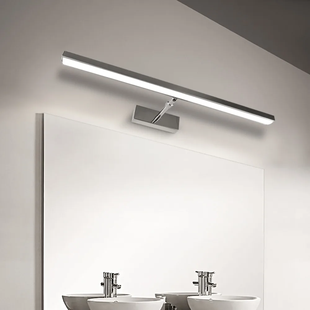 LED Wall Lamp Mirror Light Telescopic Waterproof Bathroom 6W 40CM 12W