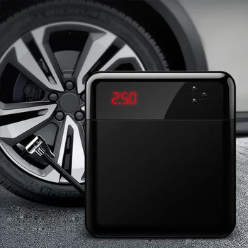 

Portable Pump Tire Inflator car pump Air Compressor DC12V with LED Digital Display up to 150PSI for Car Bicycle SUV Boat