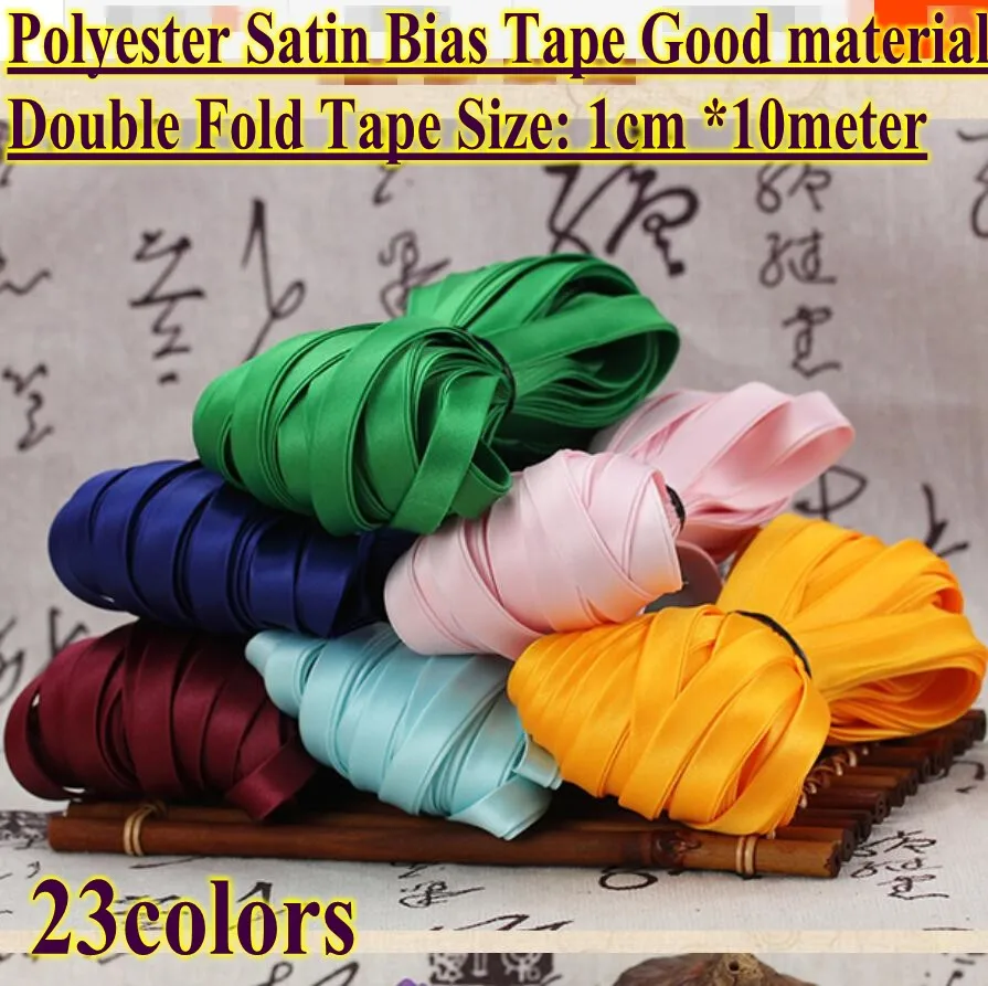 Free Shipping Polyester Satin Bias Tape Double Fold Tape Size 1cm free-shipping-polyester-satin-bias-tape-double-fold-tape-size-1cm