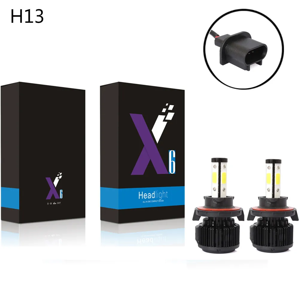

H7 H11 9005 9006 H4 9004 9007 H13 9003 Car LED Headlight 8000LM LED Headlight Conversion Kit Car Beam Bulb Driving Lamp 6500K