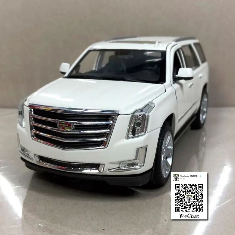 WELLY 1/24 масштабная модель автомобиля игрушки Cadillac Escalade SUV литая под давлением металлическая модель автомобиля игрушка для коллекции, подарка, детей