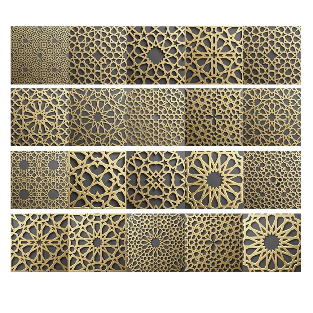 

cz047 Moroccan Tile stickers Waterproof Sticker Self-adhesive Home Decoration