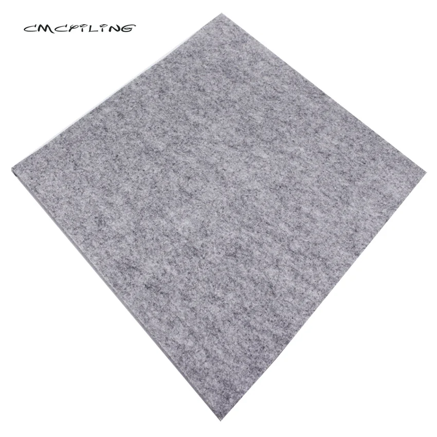 

CMCYILING 10 Pcs/lot 30cm*30cm Gray Felt Fabric 1 MM Thickness Polyester Cloth For DIY Crafts Scrapbook Felt Sheet