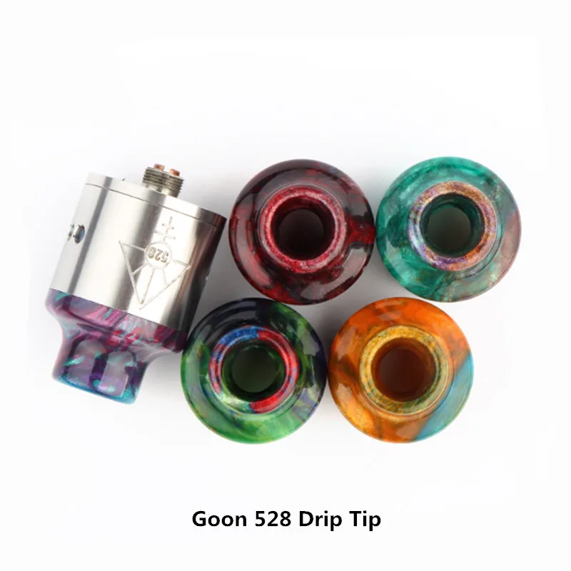 Retail 1pcs Epoxy Resin Drip Tip Wide Bore Drip Tips Electronic