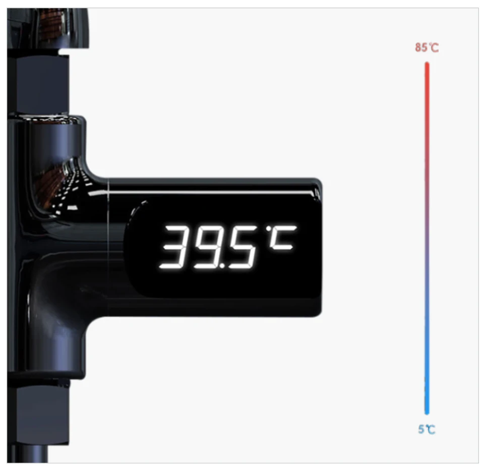 Детский душ водонепроницаемый цифровой термометр для водяных картриджи крана с термометром самогенерирующийся электричество