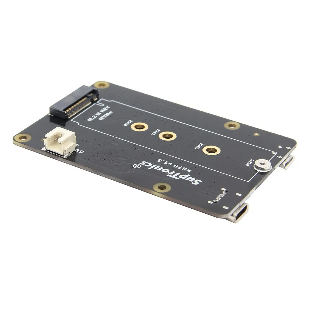  Raspberry Pi X870 NVMe M.2 2280/2260/2242/2230 SATA SSD Schild X870 Expansion Board für Raspberry p