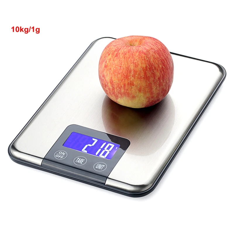 

10kg/15kg 1g Digital Precision Scale Electronic Kitchen Balance with Stainless Steel Platform Touch Botton