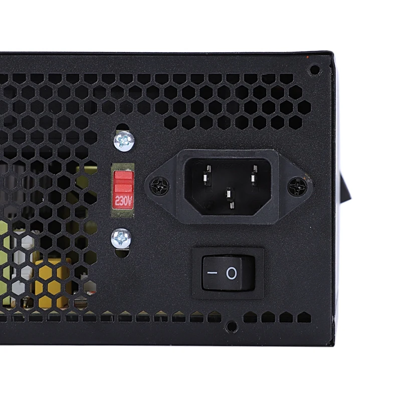 170-260 В Макс. 600 Вт блок питания Psu Pfc красный 12 см тихий вентилятор 24Pin 12В ПК компьютер Sata игровой ПК блок питания для Intel Amd Com
