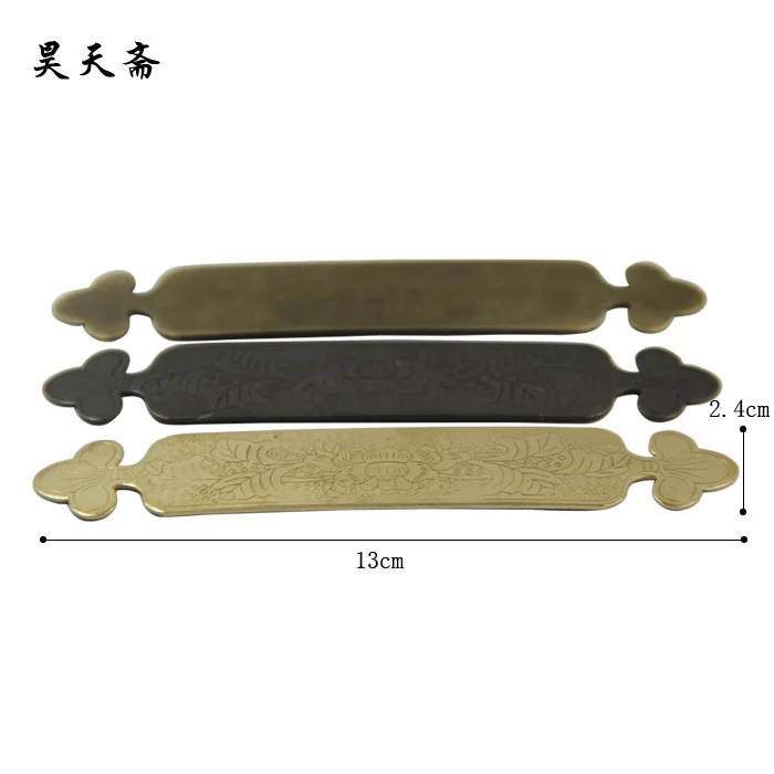 [Haotian vegetarian] Chinese home copper fittings / Decoration Accessories / single bread corner Copper Corner HTG-113