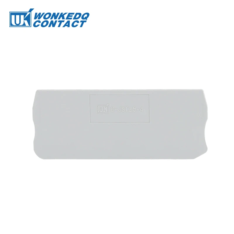 

D-ST 4-QUATTRO End Cover Phoenix ST Series Din Rail Terminal Blocks End Cover plate L87.5/H29.6/W2.2mm Connector