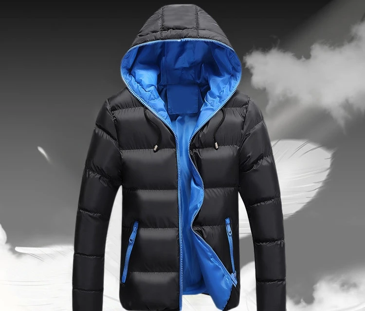 Осень-зима, повседневные куртки и пальто, верхняя одежда, ветровка, приталенная, в стиле пэчворк, с капюшоном, теплые пальто, модные пальто, Homme 4XL