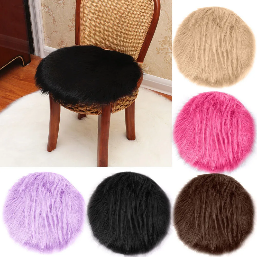 

Soft Artificial Sheepskin Rug Chair Artificial Wool Warm Hairy Carpet Seat Home Improvement Nice Patten New Style 2019 #80