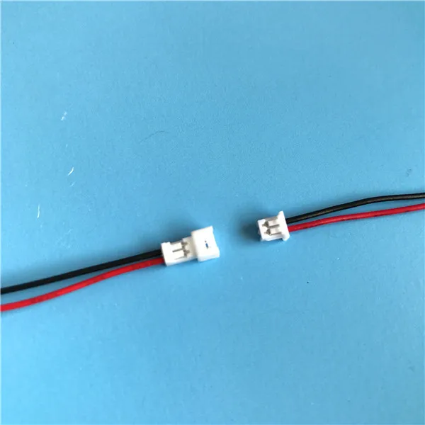 20 1000 пар 2 контактный разъем Micro JST 1 25 штекер с проводами и кабелями|plug connector|jst male