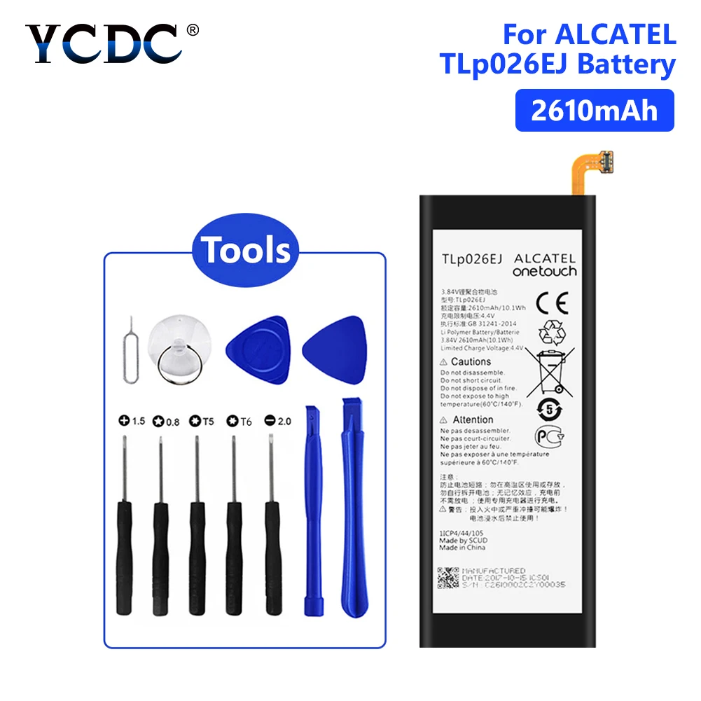 TLp026EJ батарея литий полимерные аккумуляторы для мобильных телефонов Alcatel idol 4 OT 6055H