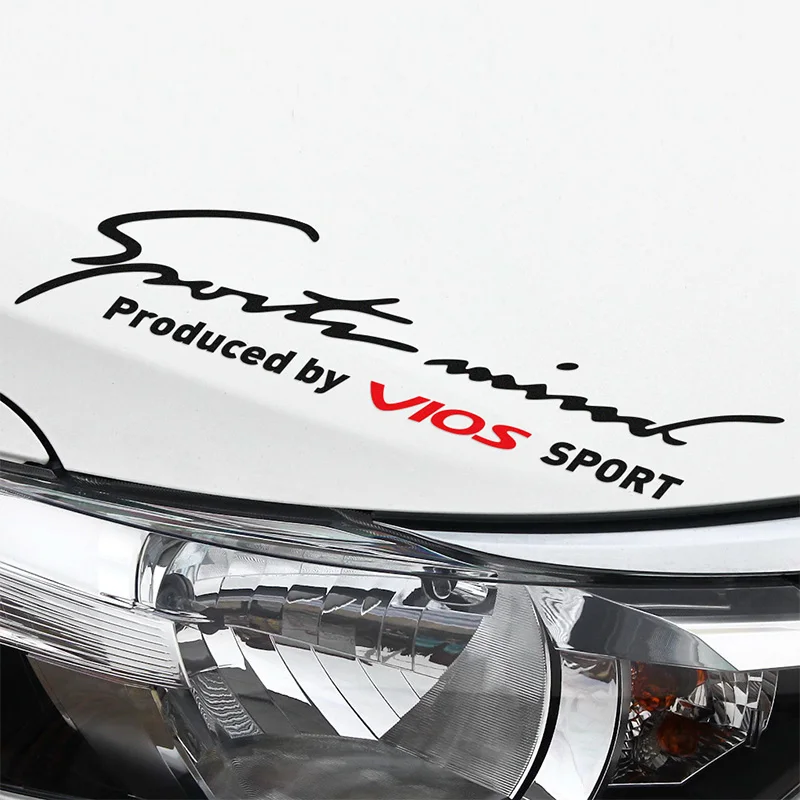 

Customization VIOS Sport Car Covers Car Stickers Decal Car Styling For toyota vios accessories