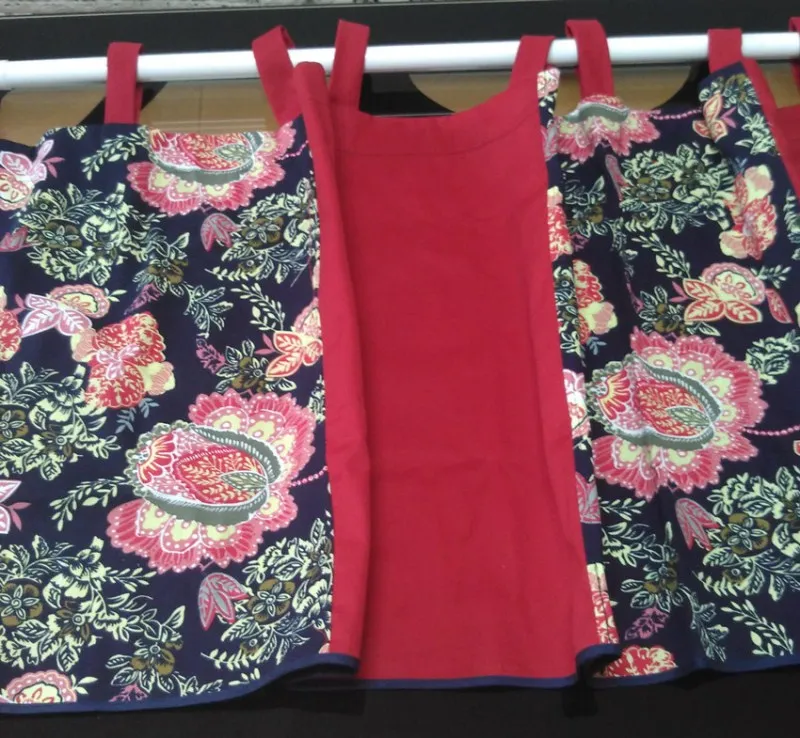 

Canvas printing short curtain. Blackout coffee curtain. Special small curtains.