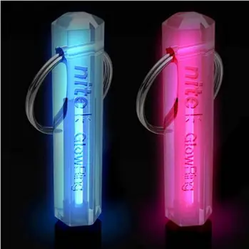 

Night Glowring Automatic Light Self Luminous Fluorescent Tub Tritium Gas Light Keychain for Outdoor Emergency illumination