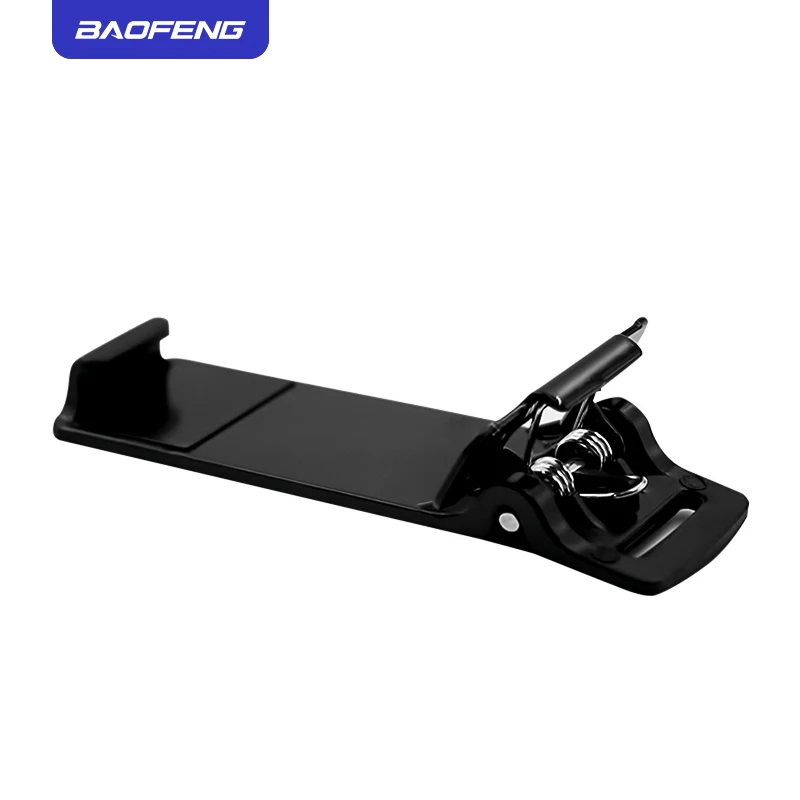 Baofeng логотип 10 шт. Зажим для ремня на спине BAOFENG UV 5R UV5RHP UV5R Pofung Retevis RT 2 способа Радио