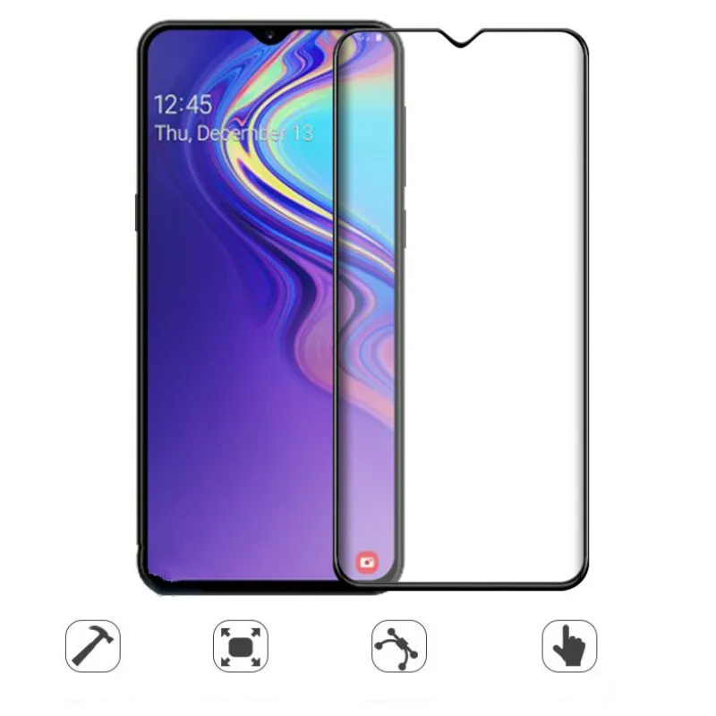 Защитное стекло закаленное для Samsung A30 A50 A51 M30s A6 A8 J4 J6 A7 2018 Galaxy M10 M20 M30 A20E A40 A70