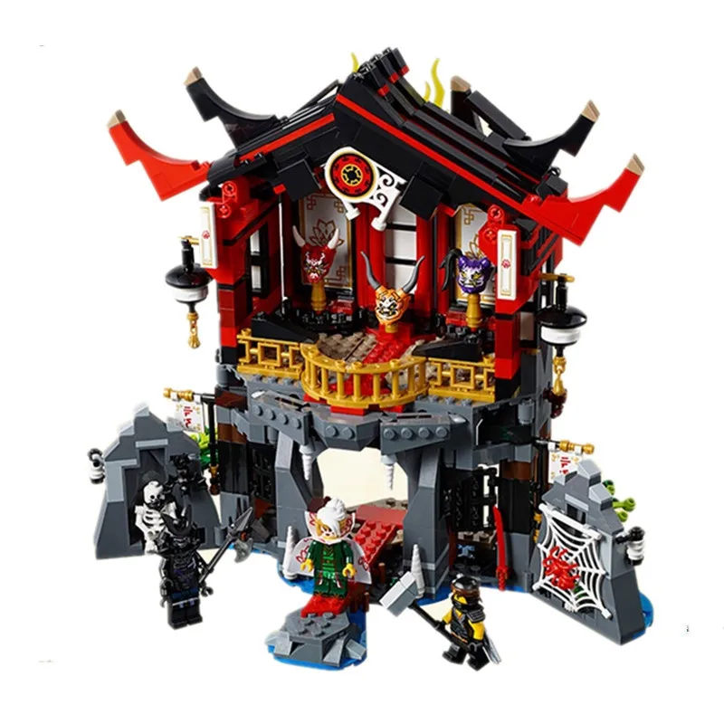 

New Ninja Temple of Resurrection Building Bricks Ninja Figure Toys for Children Gifts Compatible Legoinglys 70643 Ninjagoes