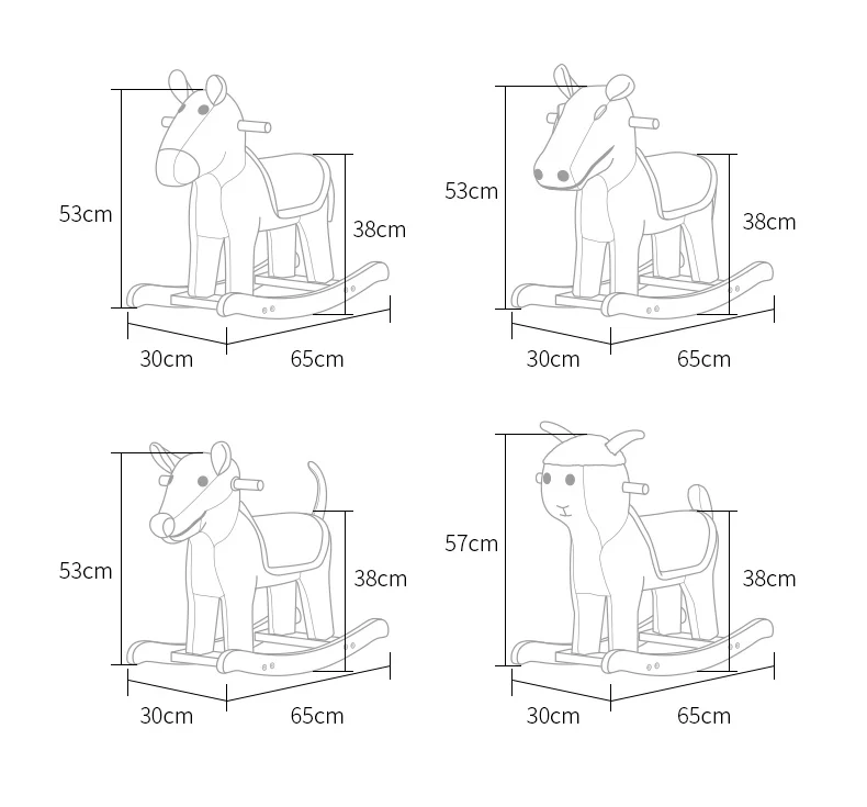 Модные детские стулья и табуреты в стиле Луи, лошадка-качалка, цельное дерево, животное, маленький ребенок, мультфильм, табурет, игрушка, троянская качалка, маленький