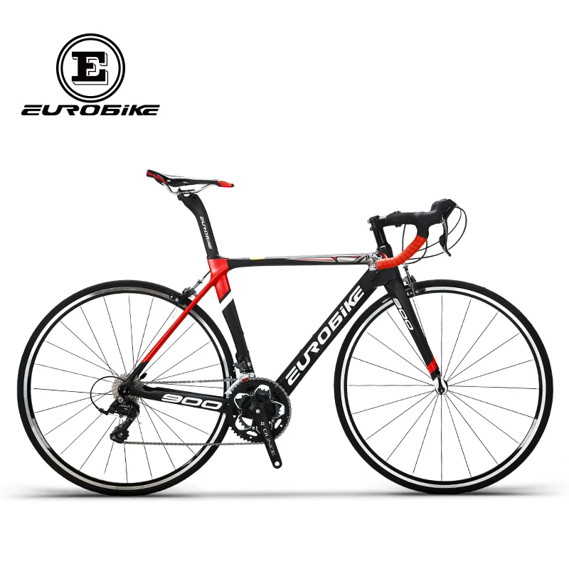 EUROBIKE 50CM Carbon Frame 700C Racing BicycleEurobike 18 Speed Road Bike EUROBIKE 50CM Carbon Frame 700C Racing BicycleEurobike 18 Speed Road Bike