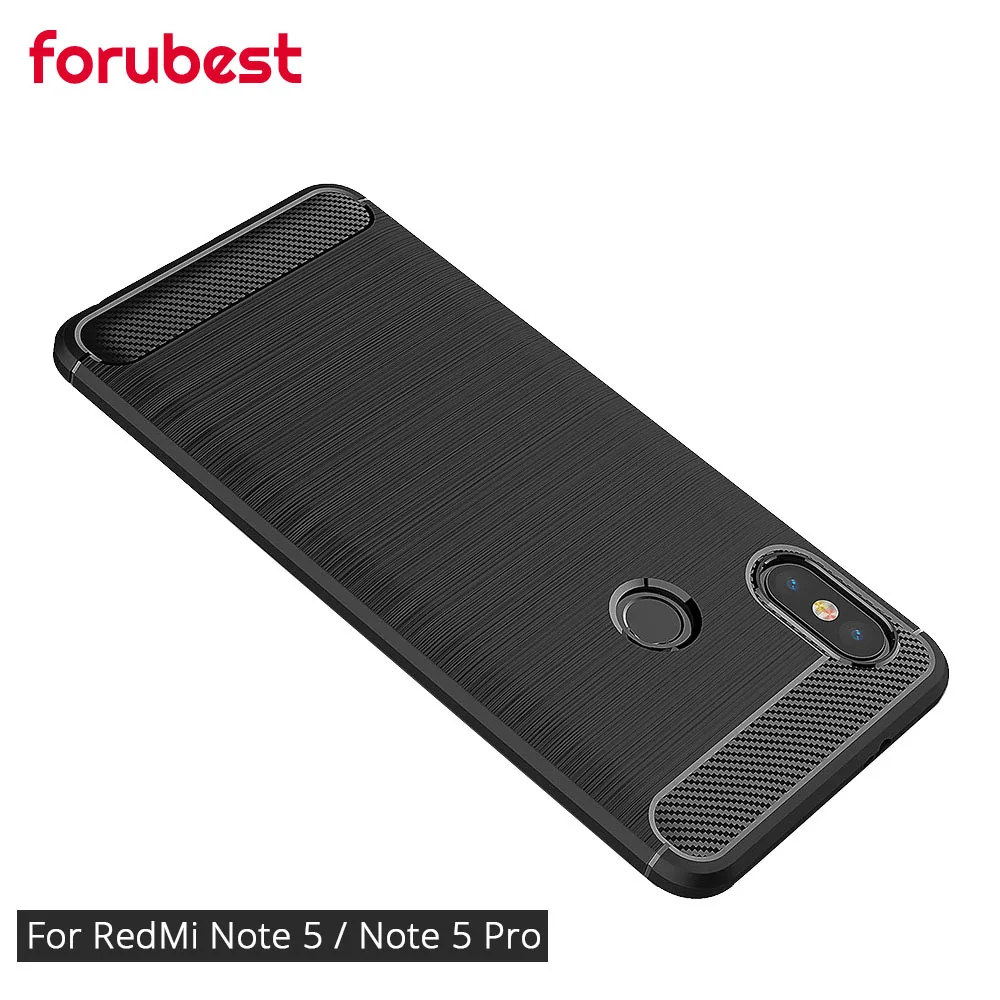 

Phone case For XiaoMi Redmi Note 5 Case For Red Note 6 Pro Case Carbon Fiber Soft Cover Shockproof Bumper For Redmi Note 5 5Pro