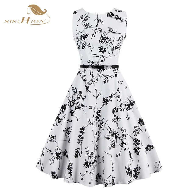 White Cocktail Dresses 50s 60s