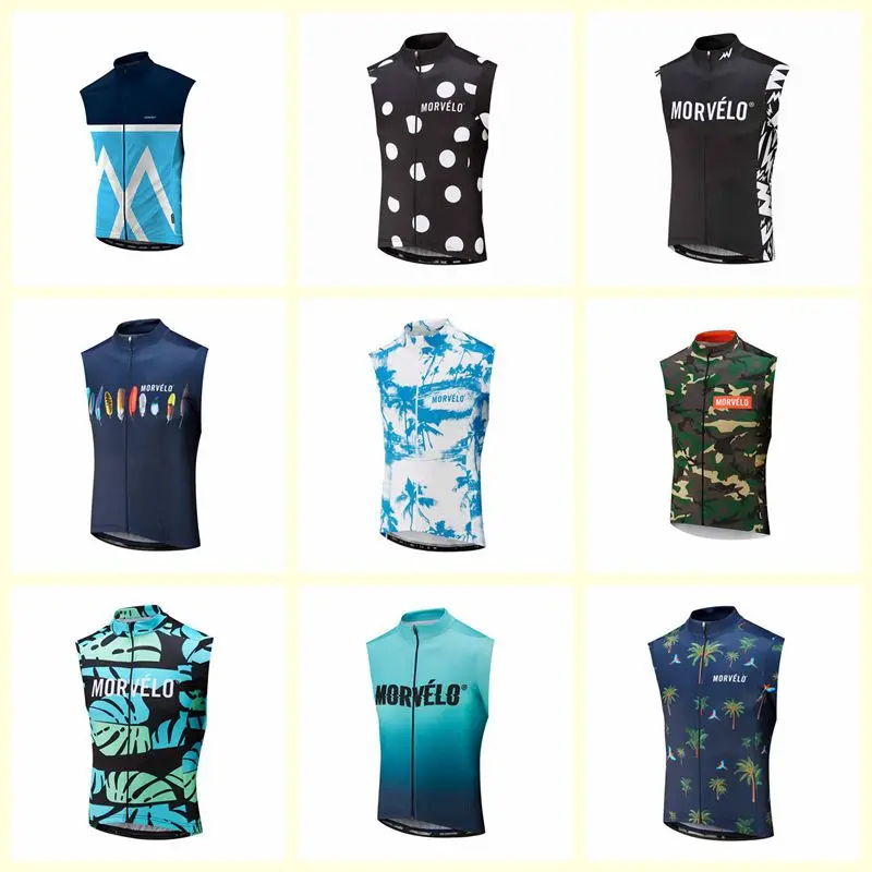 

2019 Morvelo Cycling Sleeveless jersey Summer Breathable MTB Bicycle Cycling Clothing Mountain U70123