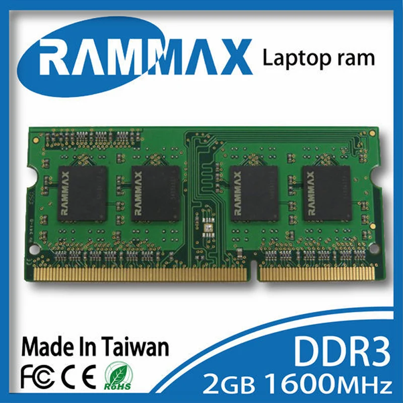 

SO-DIMM1600Mhz PC3-12800 204-pin/CL11/1.5v Laptop Memory Ram1x2GB DDR3 high compatible with AMD/intel of Notebooks+Free Shipping