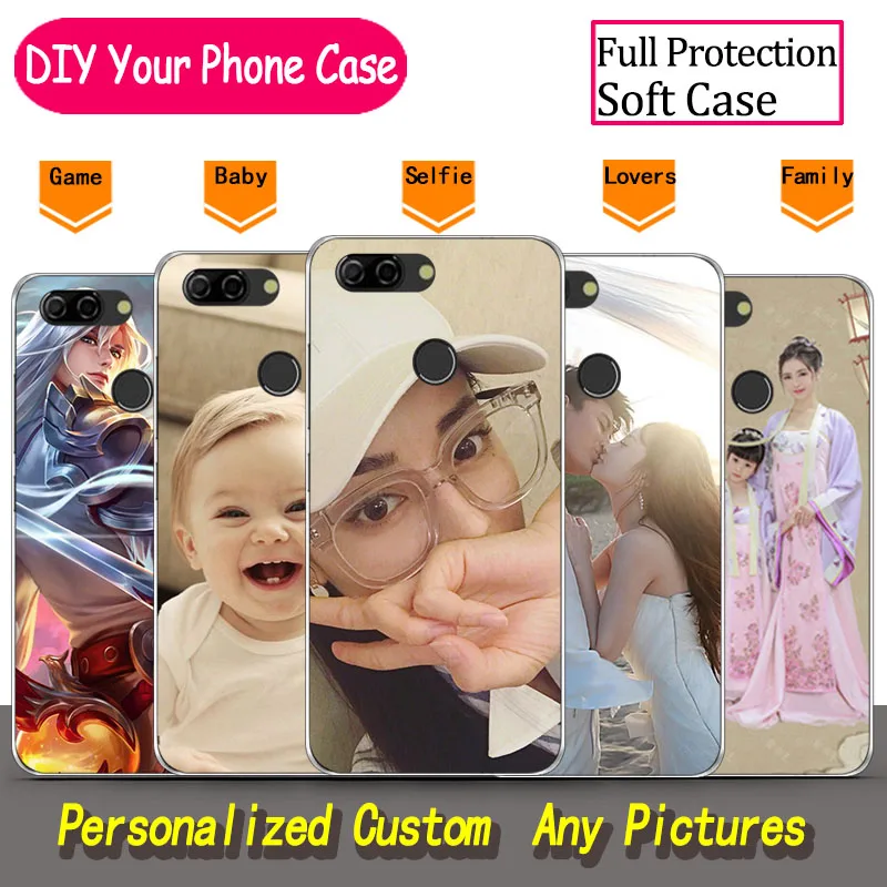 Custom DIY Photo Phone Case For ZTE Xiaoxian 5S Soft Silicone Image Bag Pictures Unique Design V0920 |