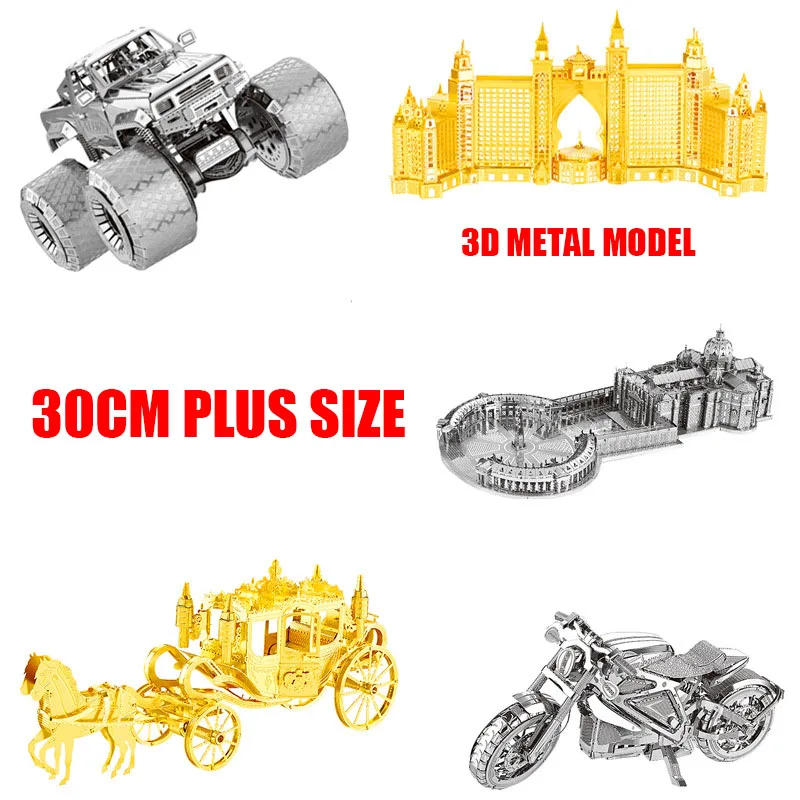 

DIY Metal 3D Model Puzzles Adults Children Jigsaw Mold Vintage Retro Building Military Car Ship Collection Puzzles Crafts Toys
